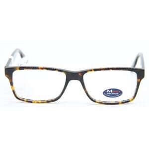 M AMERICA MU105 TORTOISE BLACK EYEGLASSES AUTHENTIC 54-16
